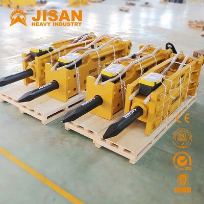 JISAN 20ton เครื่องสร้างเครื่องขุด หน่วยแนบ เครื่องบดไฮดรอลิก มวยด้วยแกนเครื่องแรงสูง