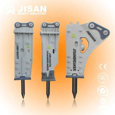 หัวเจาะไฮดรอลิกสำหรับรถขุด แรงดัน 140 บาร์ ความยาว 3.5 เมตร เหมาะสำหรับงานก่อสร้างและงานเหมืองหิน