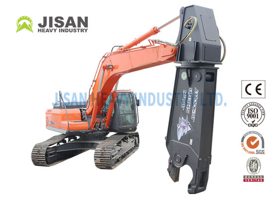เหล็กทนการสึกหรอ Hardox 450 สำหรับรถขุดแบบกรรไกรตัดโลหะ หมุนได้ 360 องศา สำหรับติดตั้งแขนรถขุด 40-50 ตัน