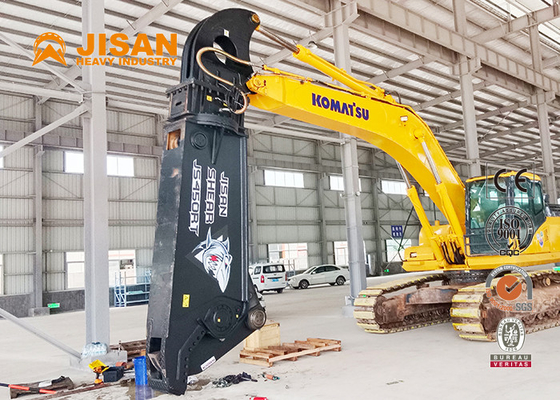 การรื้อถอนโครงสร้างเหล็ก Ec290b Excavator Hydraulic Shear Ce Oem Odm Service