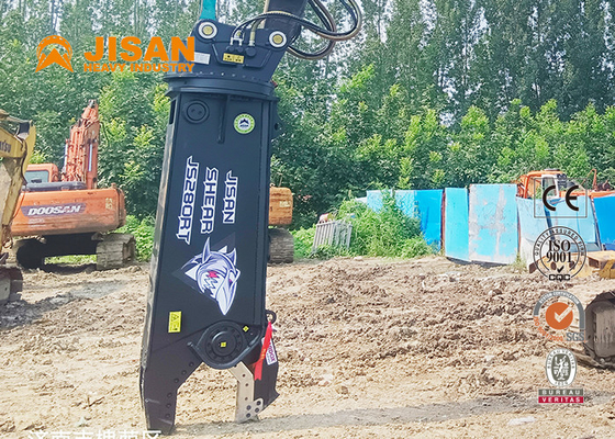 การรื้อถอนโครงสร้างเหล็ก Ec290b Excavator Hydraulic Shear Ce Oem Odm Service