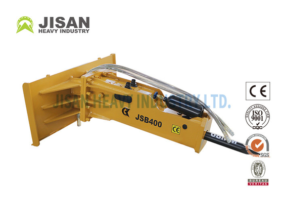 รถตักตีนตะขาบ Mulcher Rock Saw Sweeper Skid Steer Loader Hammer For Snow Blower