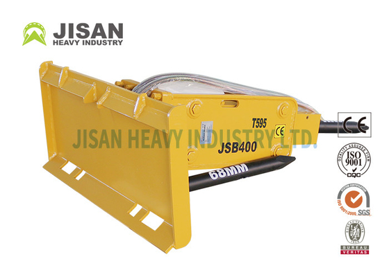 รถตักตีนตะขาบ Mulcher Rock Saw Sweeper Skid Steer Loader Hammer For Snow Blower