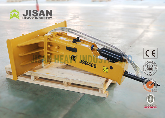 รถตักตีนตะขาบ Mulcher Rock Saw Sweeper Skid Steer Loader Hammer For Snow Blower