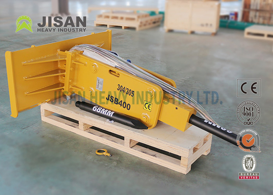 รถตักตีนตะขาบ Mulcher Rock Saw Sweeper Skid Steer Loader Hammer For Snow Blower