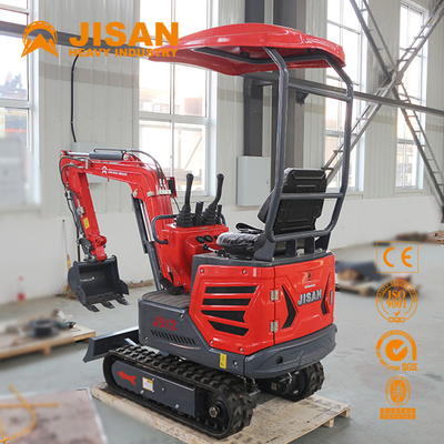 940Kg Max ใช้ในบ้าน Mini Excavator Motor Cylinder Power Building Engine Cool Bagger