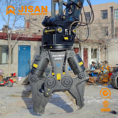 Pc450 Jcb Excavator Demolition Shear สำหรับการตัดกระบอกสูบคู่แบบมัลติฟังก์ชั่น