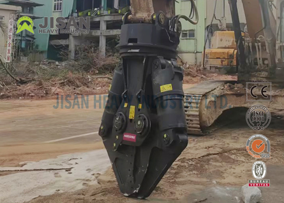 ชุดเครื่องมือช่างขุดไฮดรอลิคสำหรับงานก่อสร้างกรรไกรโลหะกระบอกสูบคู่