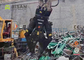 เครื่องตัดเหล็ก Excavator Hydraulic Shear Double Cylinder Cutting Car Demolition
