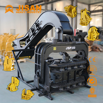 K350 ค้อนตอกเสาเข็มไวโบรไฟฟ้าไฮดรอลิคสำหรับตอกเสาเข็ม 15-20 ตัน