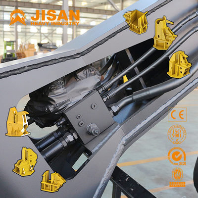 K350 ค้อนตอกเสาเข็มไวโบรไฟฟ้าไฮดรอลิคสำหรับตอกเสาเข็ม 15-20 ตัน