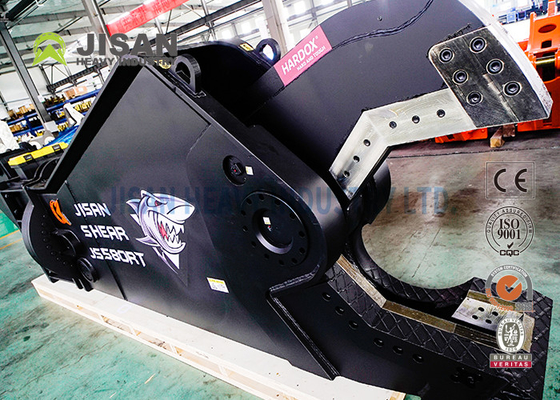 JS580RT รถขุดเหล็กคาร์บอน Power Metal Shears 20Mpa 450mm