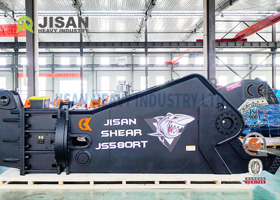 3300 Mm Excavator Hydraulic Combi Demolition Shear 565 Mm Jaw Opening Scrap 10-14 Ton