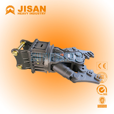 Excavator Double Cylinder Steel Hydraulic Mutli Nose Shear Jaw สําหรับการตัดโลหะ เครื่องบดคอนกรีตเสริม