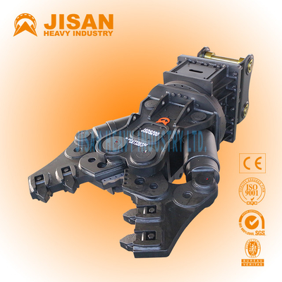 Excavator Double Cylinder Steel Hydraulic Mutli Nose Shear Jaw สําหรับการตัดโลหะ เครื่องบดคอนกรีตเสริม