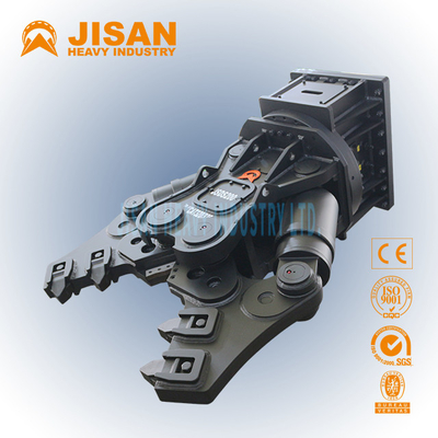 Excavator Double Cylinder Steel Hydraulic Mutli Nose Shear Jaw สําหรับการตัดโลหะ เครื่องบดคอนกรีตเสริม