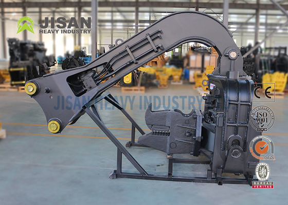 30ton 40ton Excavator มอนท์ไฮดรอลิก Vibro แผ่นเหล็กหรือ Photovoltaic ซีเมนต์ค้อน Driver Hammer สําหรับ 320C Excavator
