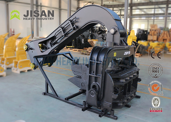 30ton 40ton Excavator มอนท์ไฮดรอลิก Vibro แผ่นเหล็กหรือ Photovoltaic ซีเมนต์ค้อน Driver Hammer สําหรับ 320C Excavator
