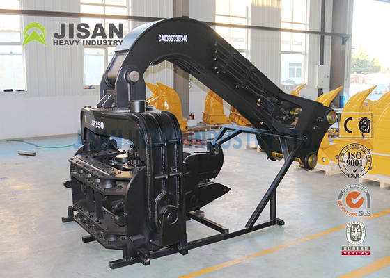 30ton 40ton Excavator มอนท์ไฮดรอลิก Vibro แผ่นเหล็กหรือ Photovoltaic ซีเมนต์ค้อน Driver Hammer สําหรับ 320C Excavator