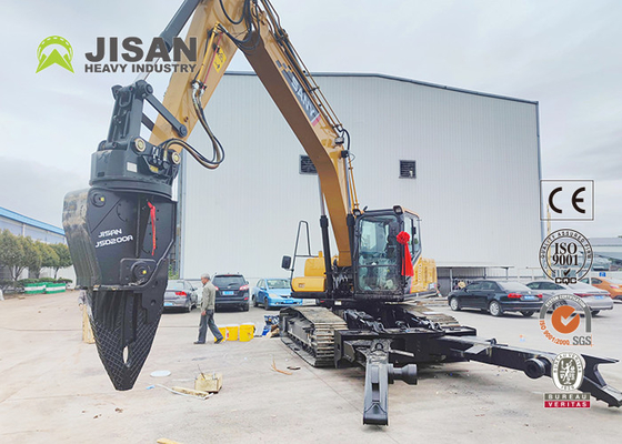 Jisan Excavator Demolition Hardox Steel Shears Fortress Scrap Shears For Sale รถยนต์ เครื่องถอนเครื่อง