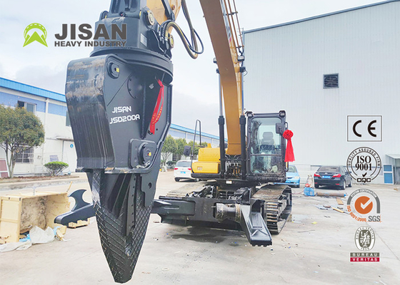 Jisan Excavator Demolition Hardox Steel Shears Fortress Scrap Shears For Sale รถยนต์ เครื่องถอนเครื่อง