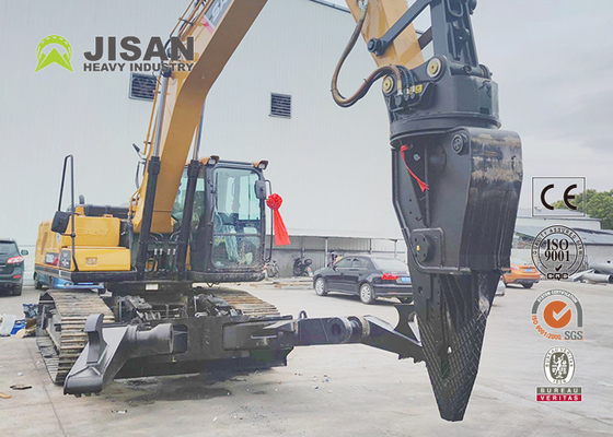 Jisan Excavator Demolition Hardox Steel Shears Fortress Scrap Shears For Sale รถยนต์ เครื่องถอนเครื่อง