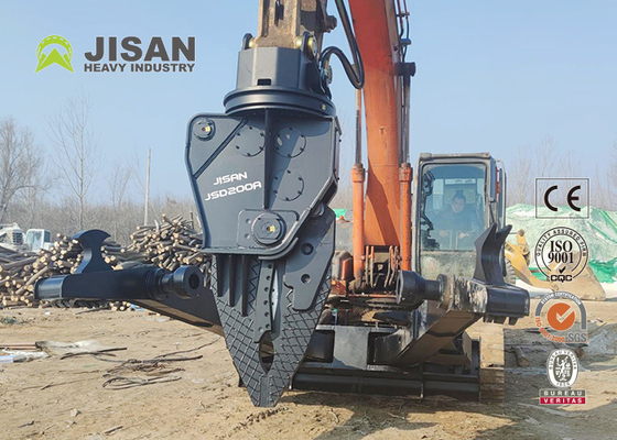 Jisan Hardox ไฮดรอลิก Demolition Shear สําหรับโลหะ Excavator ไฮดรอลิก Scrap Shears รถยนต์การถอนเครื่องยนต์ยอดขาย