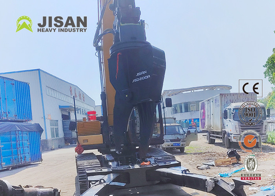 Jisan Hardox ไฮดรอลิก Demolition Shear สําหรับโลหะ Excavator ไฮดรอลิก Scrap Shears รถยนต์การถอนเครื่องยนต์ยอดขาย