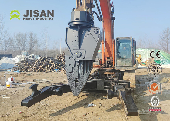 Jisan Hardox ไฮดรอลิก Demolition Shear สําหรับโลหะ Excavator ไฮดรอลิก Scrap Shears รถยนต์การถอนเครื่องยนต์ยอดขาย