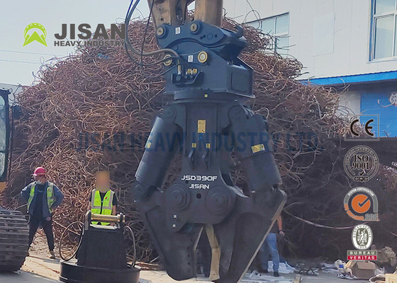 JSD280F เครื่องตัดโลหะเครื่องขุด ปรับหัวง่ายเพื่อประสิทธิภาพสูงสุดในการรีไซเคิลวัสดุคอนกรีต