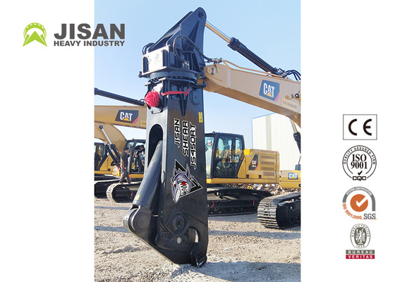 Teyun Tycs450rt ไฮดรอลิก Shear Excavator ทนทาน Shears โลหะสําหรับการตัดและการฟื้นฟูวัสดุเศษในสถานที่ถล่มอุตสาหกรรม