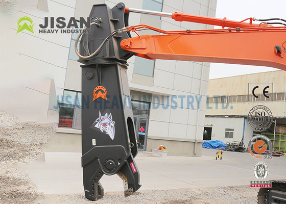 Teyun Tycs450rt ไฮดรอลิก Shear Excavator ทนทาน Shears โลหะสําหรับการตัดและการฟื้นฟูวัสดุเศษในสถานที่ถล่มอุตสาหกรรม