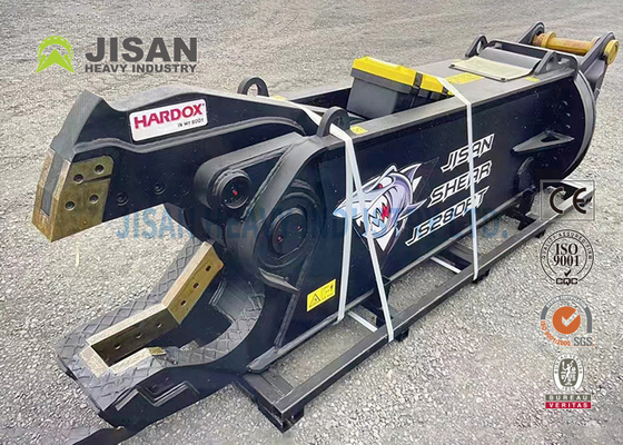 Teyun Tycs450rt ไฮดรอลิก Shear Excavator ทนทาน Shears โลหะสําหรับการตัดและการฟื้นฟูวัสดุเศษในสถานที่ถล่มอุตสาหกรรม
