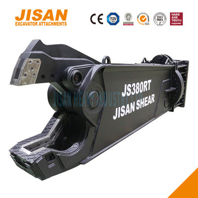 360 องศา ไฮดรอลิกหมุน Excavator เครื่องตัดโลหะสําหรับการฟื้นฟูวัสดุเศษ