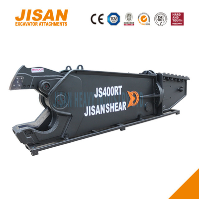 JS430RT เครื่องตัดโลหะสําหรับเครื่องขุดสําหรับตัดเหล็กเหล็กและวัสดุอื่น ๆ ด้วยการติดตั้งแขน 40-50 ตัน