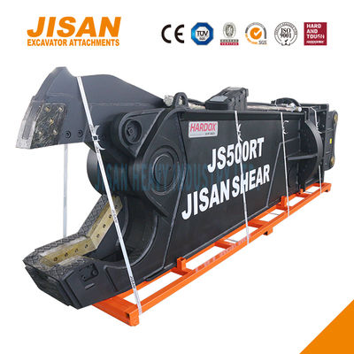 กรรไกรโลหะสำหรับรถขุดทรงพลัง พร้อมแรงตัดสูงสุด 1500T และขนาดกระบอกสูบที่ใหญ่ขึ้นสำหรับงานหนัก