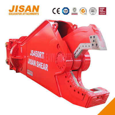 กรรไกรโลหะสำหรับรถขุดทรงพลัง พร้อมแรงตัดสูงสุด 1500T และขนาดกระบอกสูบที่ใหญ่ขึ้นสำหรับงานหนัก