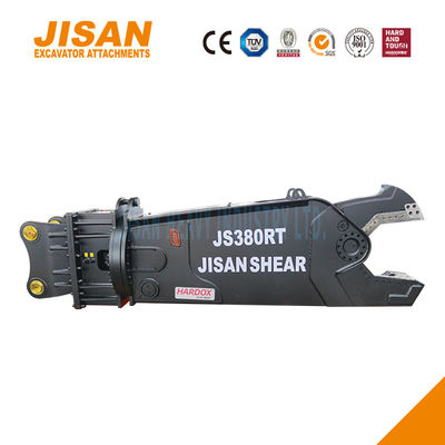 กรรไกรตัดโลหะสำหรับรถขุด หมุนได้ 360 องศา และเพิ่มขนาดกระบอกสูบเพื่อประสิทธิภาพสูงสุด