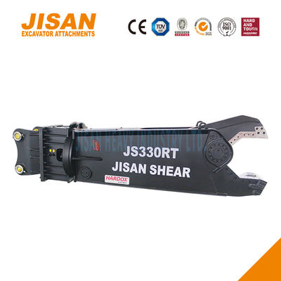 กรรไกรตัดโลหะสำหรับรถขุด หมุนได้ 360 องศา และเพิ่มขนาดกระบอกสูบเพื่อประสิทธิภาพสูงสุด