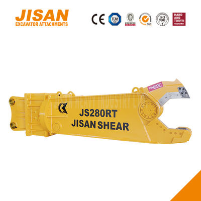 กรรไกรตัดโลหะสำหรับรถขุด หมุนได้ 360 องศา และเพิ่มขนาดกระบอกสูบเพื่อประสิทธิภาพสูงสุด