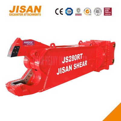 กรรไกรตัดโลหะสำหรับรถขุด หมุนได้ 360 องศา และเพิ่มขนาดกระบอกสูบเพื่อประสิทธิภาพสูงสุด