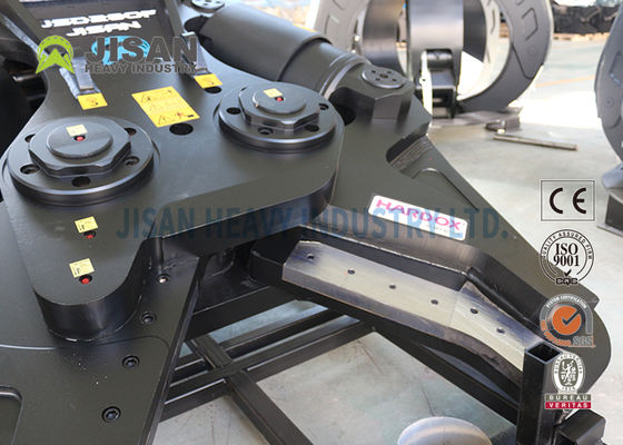 กรรไกรตัดโลหะสำหรับรถขุด JISAN พร้อมมอเตอร์หมุนไฮดรอลิก 360 องศา กำลังแรงสูงและทนทาน