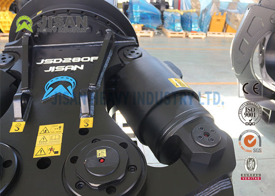 กรรไกรตัดโลหะสำหรับรถขุด JISAN พร้อมมอเตอร์หมุนไฮดรอลิก 360 องศา กำลังแรงสูงและทนทาน