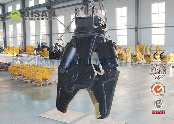 กรรไกรตัดโลหะสำหรับรถขุด JISAN พร้อมมอเตอร์หมุนไฮดรอลิก 360 องศา กำลังแรงสูงและทนทาน