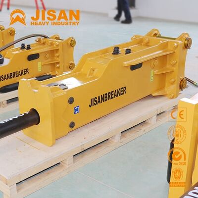 JISAN 20ton เครื่องสร้างเครื่องขุด หน่วยแนบ เครื่องบดไฮดรอลิก มวยด้วยแกนเครื่องแรงสูง