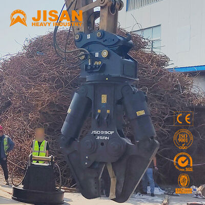 เครื่องตัดโลหะขุดที่หลากหลายที่มีช่องเปิดปากกว้าง และกระบอกพลังงานที่แข็งแรงสําหรับการรีไซเคิลและการทําลายคอนกรีต