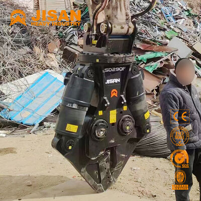 เครื่องตัดโลหะขุดที่หลากหลายที่มีช่องเปิดปากกว้าง และกระบอกพลังงานที่แข็งแรงสําหรับการรีไซเคิลและการทําลายคอนกรีต