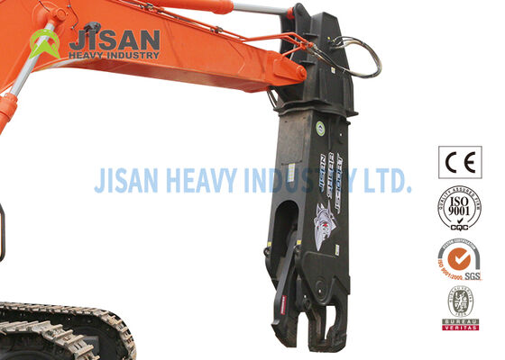เหล็กทนการสึกหรอ Hardox 450 สำหรับรถขุดแบบกรรไกรตัดโลหะ หมุนได้ 360 องศา สำหรับติดตั้งแขนรถขุด 40-50 ตัน