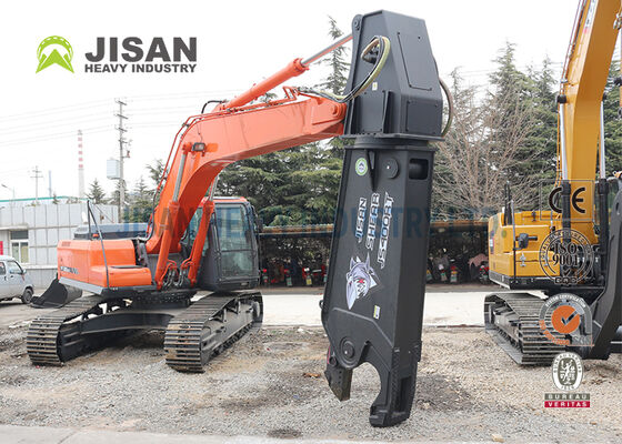 เหล็กทนการสึกหรอ Hardox 450 สำหรับรถขุดแบบกรรไกรตัดโลหะ หมุนได้ 360 องศา สำหรับติดตั้งแขนรถขุด 40-50 ตัน