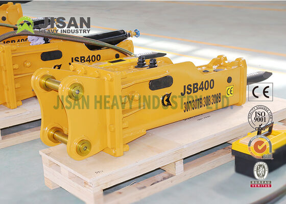 JSB4500 Excavator Rock Breaker โลโก้ของ OEM เครื่องขุดหินแบบจําเพาะ ไฮดรอลิกฮาเมอร์ 36-45 ตัน